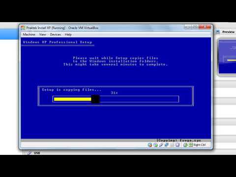 Cara Instal Windows XP pada VirtualBox