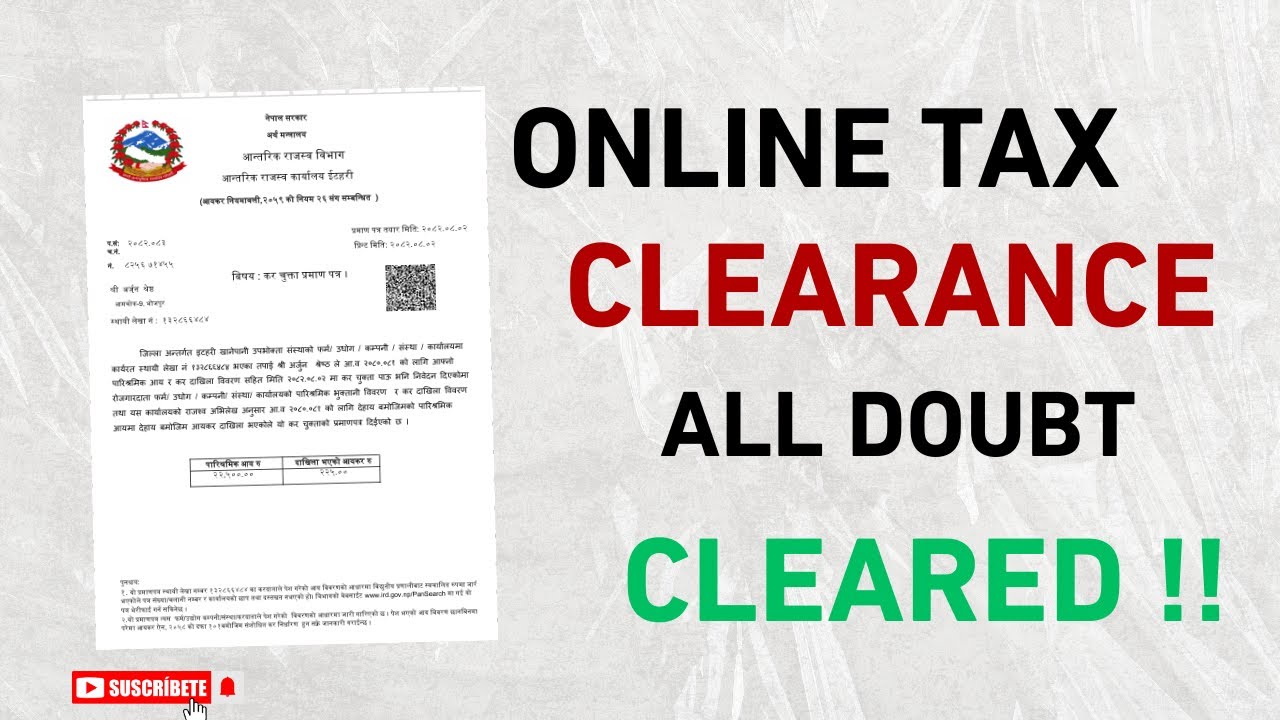 Detailed Tax Calculation , ETDS and Online Tax Clearance | Nepal