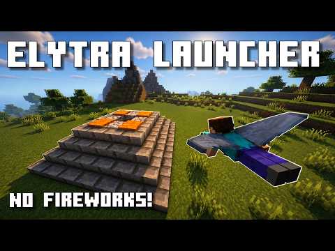 BEST Elytra Launcher for Minecraft! (26.1 Java/Bedrock) (MCPE/PC/Xbox/PS)