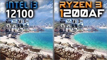 Intel i3 12100 vs Ryzen 3 1200 AF Benchmarks – 15 Tests 🔥
