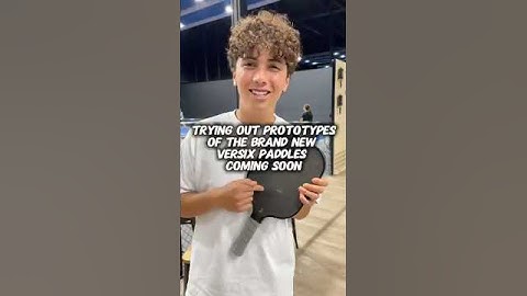 Testing out the prototypes of the new Versix Pickleball Paddle coming out soon #pickleball