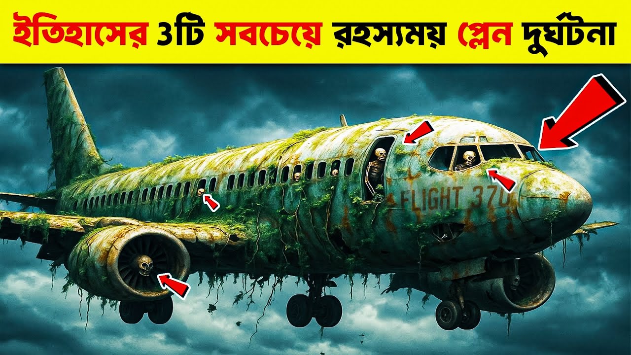 কি হয়েছিল এই প্লেনের সাথে 😱 || Most Mysterious Plane Crash Story 