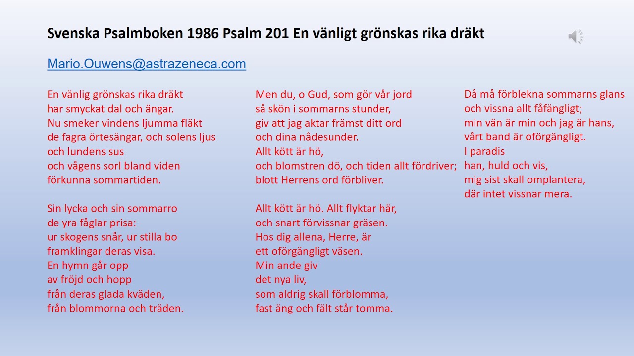En Vänlig Grönskas Rika Dräkt