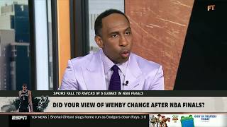 FIRST TAKE | "Knicks physicality exposed Wemby’s limits" - Stephen A. on Victor's Finals Performance