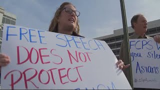 Parents protest outside FCPS over antisemitic incident at Langley High School