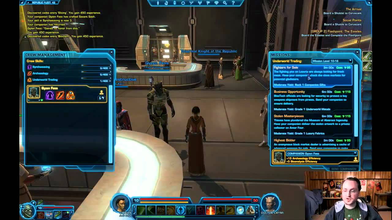 Star Wars The Old Republic Crafting Skills Star Wars The Old Republic Crafting Skills