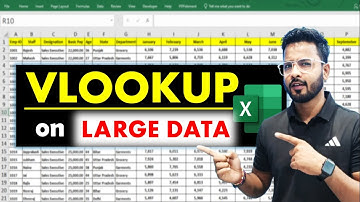 How to apply VLOOKUP on Large Data in Excel | vlookup in Excel | EXCEL VLOOKUP #vlookup