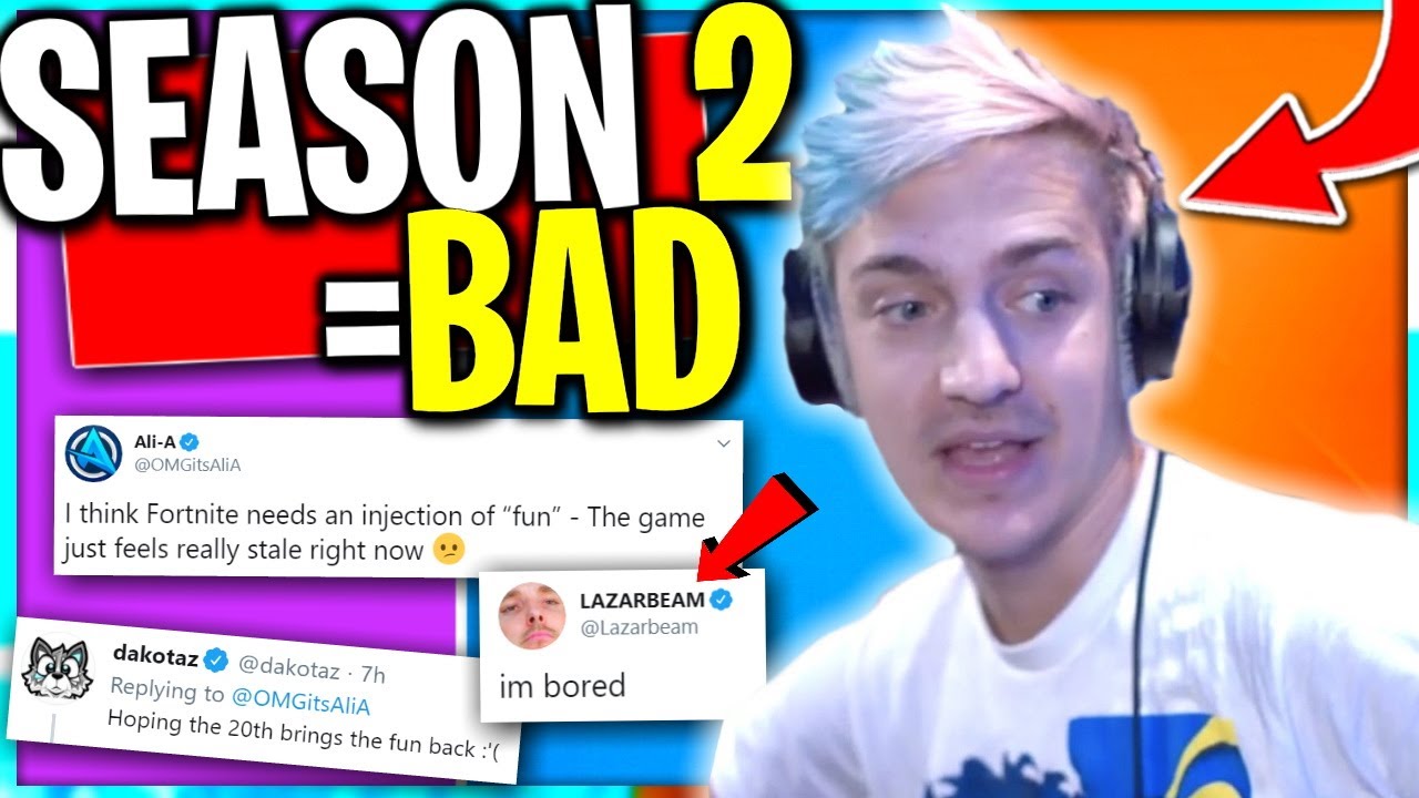 Ninja Worried about Season 2 Update