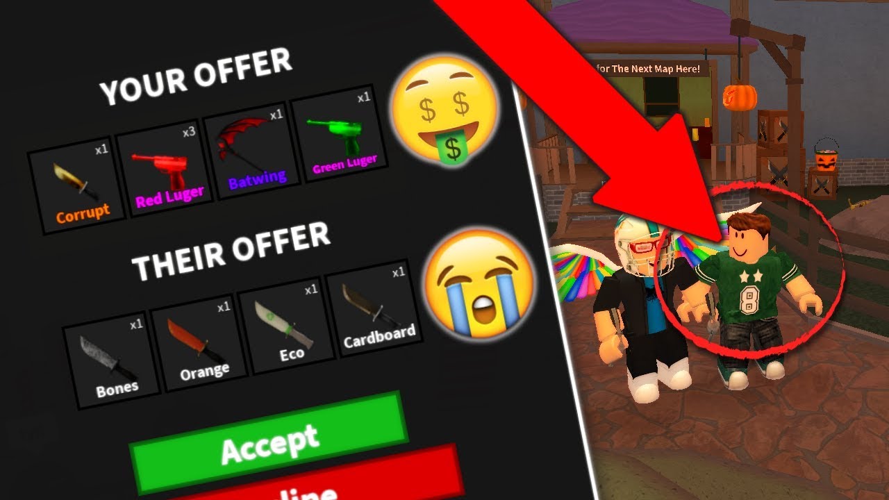 Trolling And Exposing Roblox Scammers Murder Mystery 2 Youtube - roblox mm2 scammer list