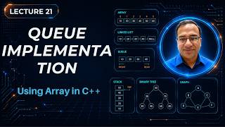 Queue Implementation Using Array in C++ | Enqueue, Dequeue, FIFO | Lecture 21 | Urdu/Hindi