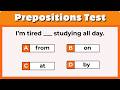 English Prepositions Quiz | English Grammar Quiz | Grammar Test | English Quiz