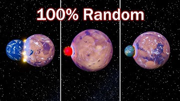 What if 5 random satellites collide with Mars? | Universe Sandbox