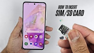 Famous Samsung Galaxy A35 5G - How To Insert SIM Cards & SD Card Profile