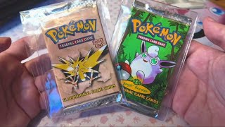 Opening A Vintage Pokemon Fossil & Jungle Pack (Unweighed)!