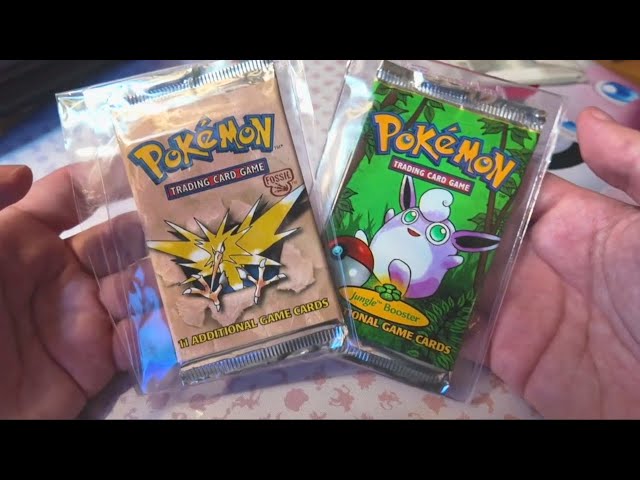 Opening A Vintage Pokemon Fossil & Jungle Pack (Unweighed)! - YouTube