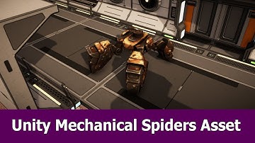 Unity 2017 Navmesh for Mechanical Spiders & Tanks Asset