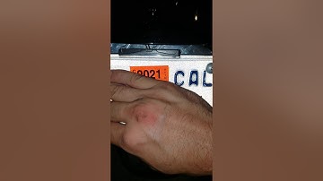 Yamaha Bolt Fender Elimantor license plate light