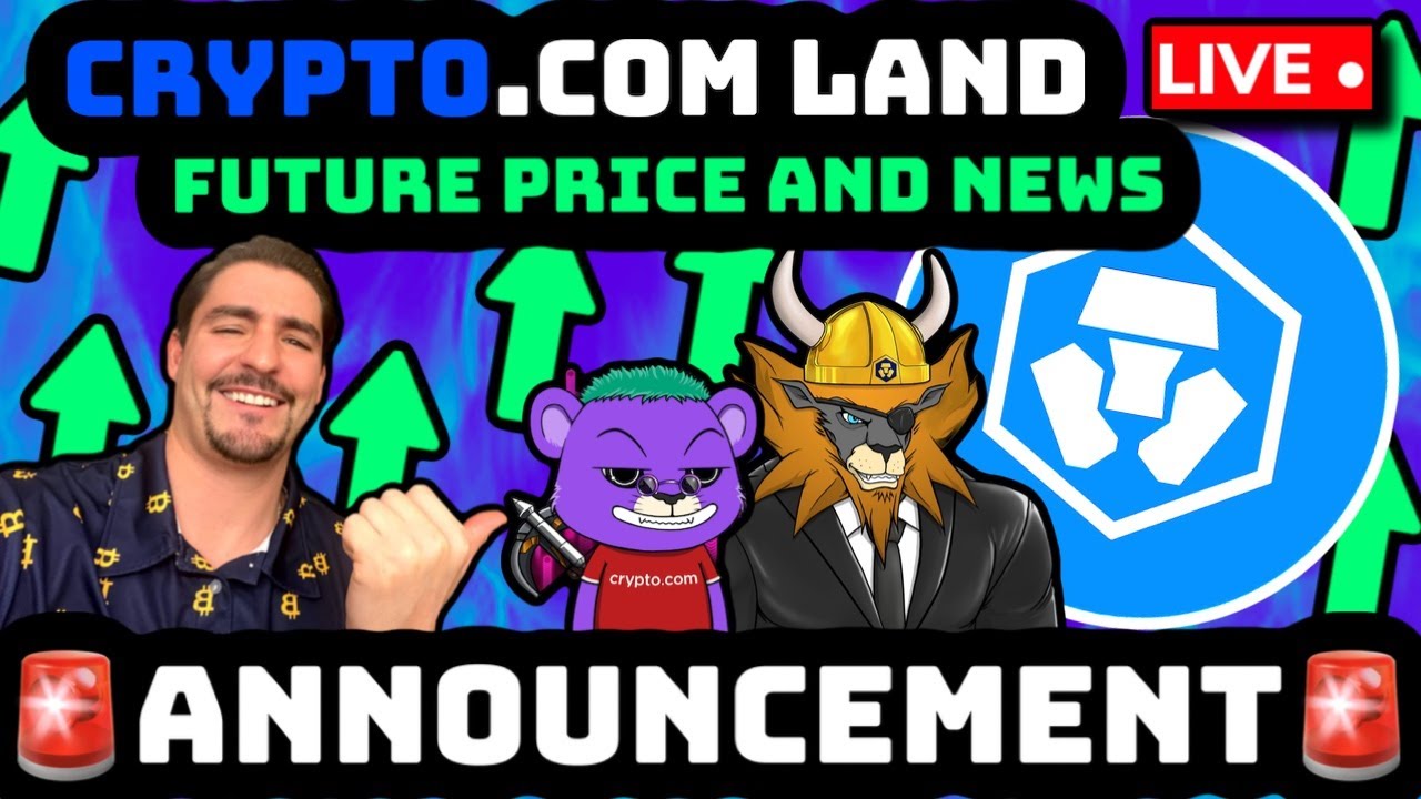 Crypto.com LAND NEWS! |  CRO Coin Prediction | CRONOS NFT MILLIONAIRES WILL BE MADE!!