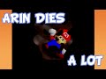 Arin's Deaths Compilation - Game Grumps: Super Mario 64 [EPs 01-FINALE]