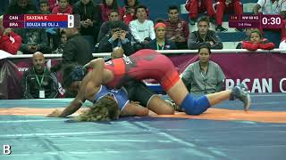 1/4 WW - 60 kg: J. SOUZA DE OLI (BRA) df. K. SAXENA (CAN) by VFA, 2-4