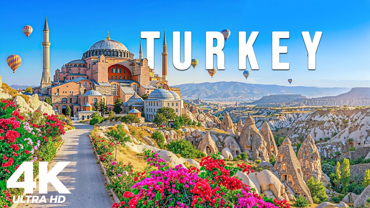 Turkey 4K UHD 🇹🇷 | Discover Heaven on Earth – Scenic Landscapes, Aerial Views & Piano Relaxation