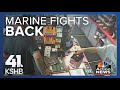 Man robs BP station, former Marine fights back