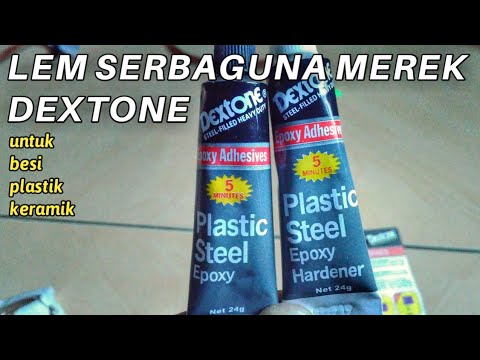 Lem dextone epoxy adesive plastik and steel lem besi lem plastik bisa banget #lem #jupiterz. 