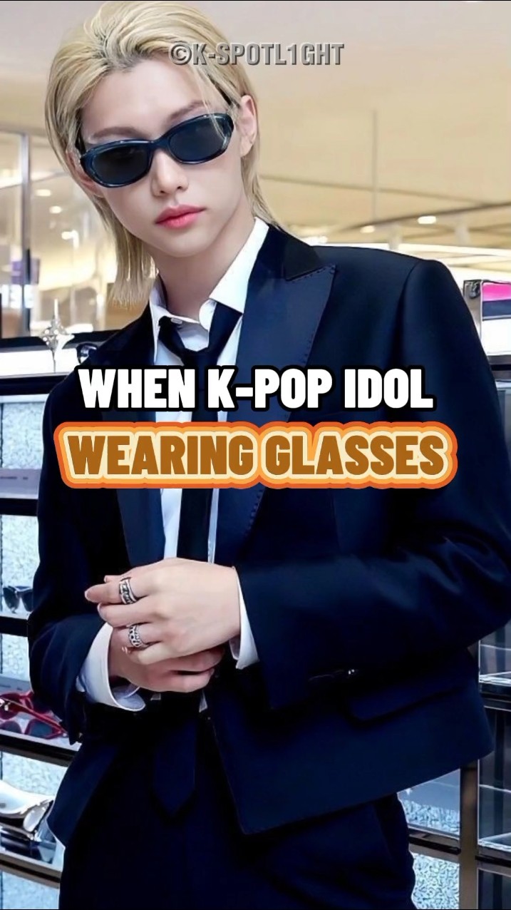 [PART 2] K-POP IDOL x GLASSES ? || #kpop #idol #glasses #felix #straykids #mingi #ateez #shorts