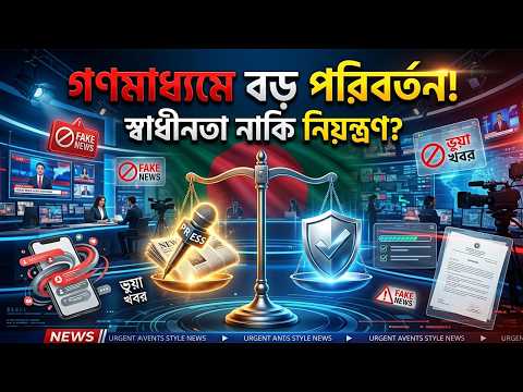 অবশেষে বড় ঘোষণা! গণমাধ্যম নিয়ে সরকারের নতুন চমক? কী ঘটতে যাচ্ছে দেখুন!