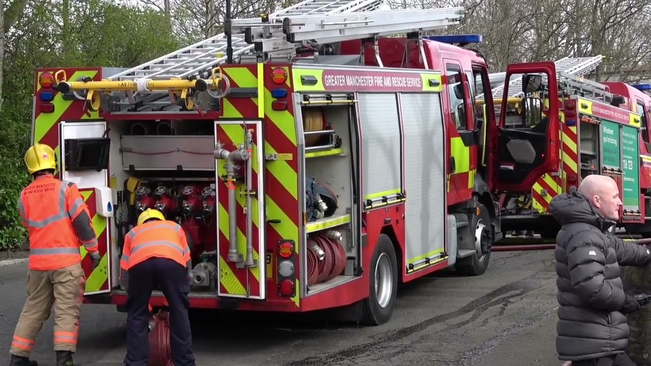 *EXPLOSION*Make Pumps Four Training Exercise- Greater Manchester fire and rescue service
