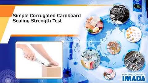 Simple Corrugated Cardboard Sealing Strength Test