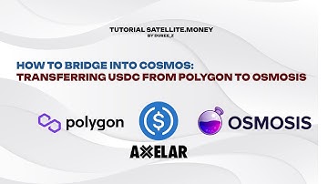 Tutorial: Transferring USDC From Polygon to Osmosis