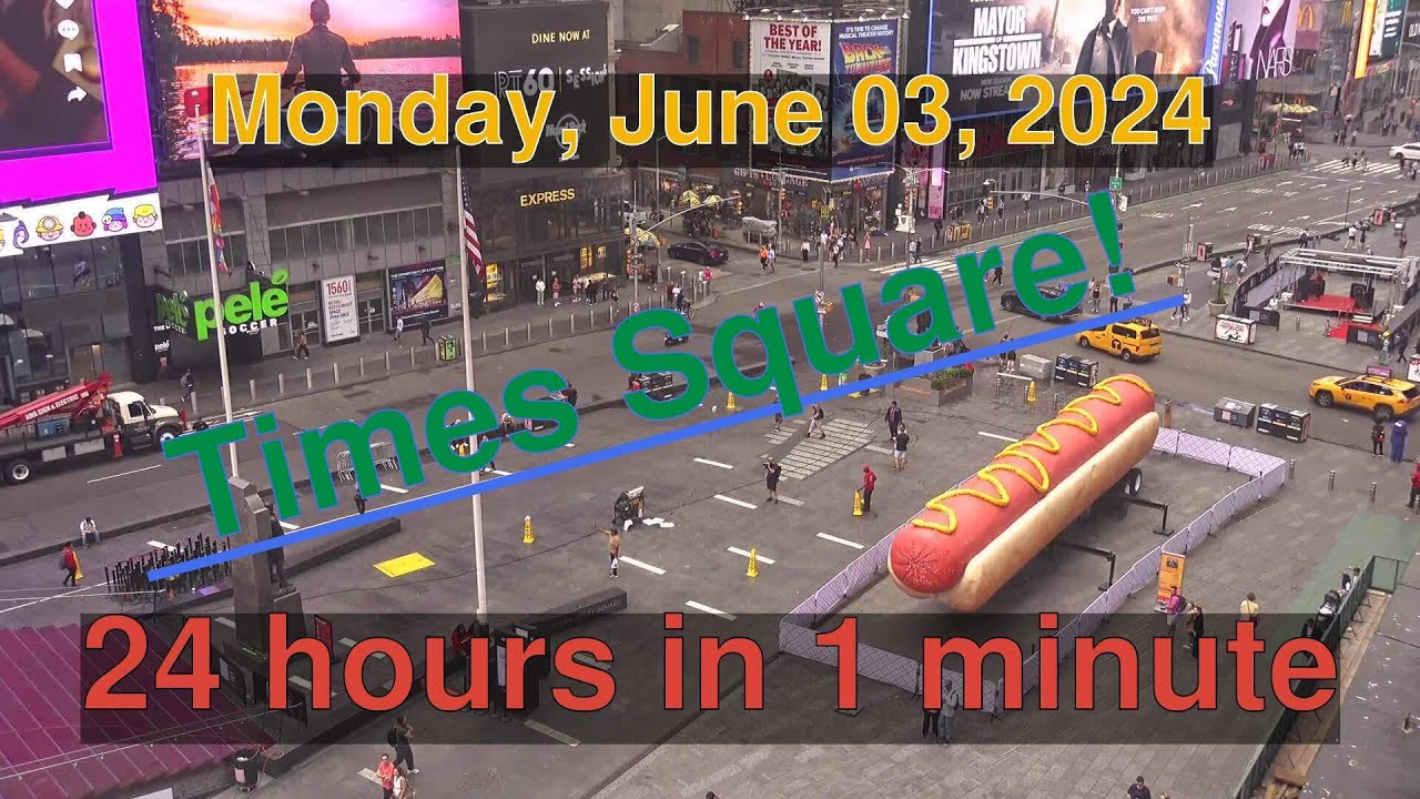 Times Square Daily Timelapse: [06-03-2024] New York City #timelapse # ...
