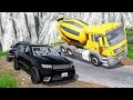 Realistic Car Cliff Drops #36 - BeamNG Drive Crashes | CrashBoomPunk