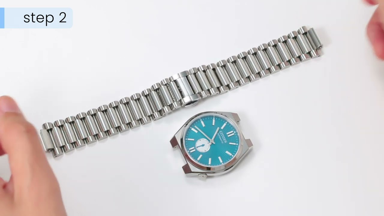 Watch bandstrap replacement：Watch straps with double lever quick release spring bars