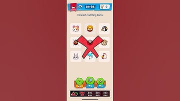 IQ Boost Level 96🎉 Connect the Matching Items #gaming #trending #iqboost #challenge #puzzlegame