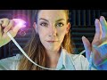 Asmr  unspecified examinations  close personal attention face touching measuring focus  follow