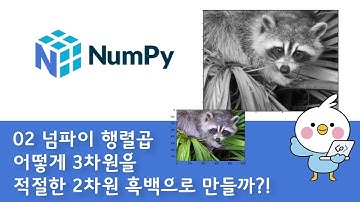 0202 넘파이 Numpy 행렬곱으로 이미지를 그레이스케일로 바꾸는 공식이 있다?!