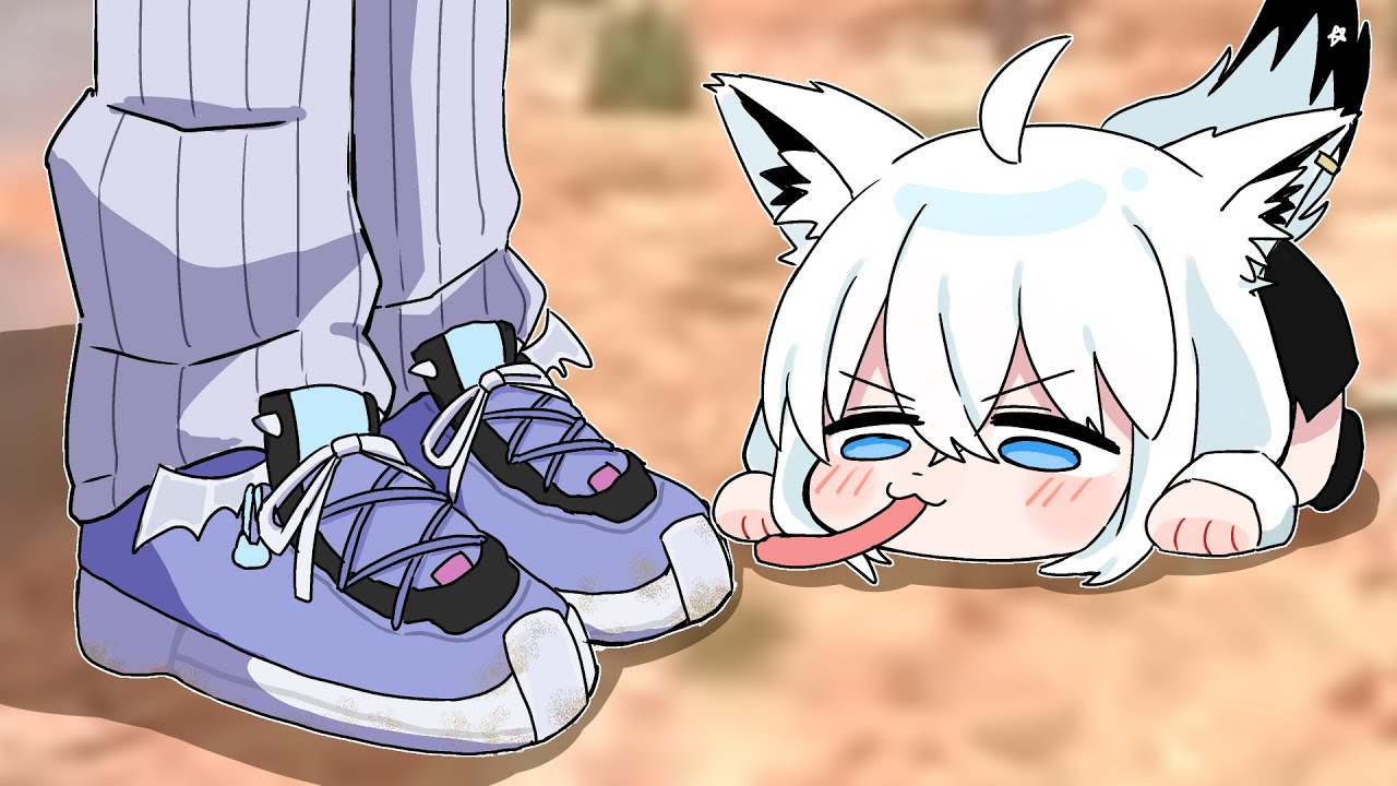 フブさんがギリ足を舐めれるホロメン【ホロライブ手描き切り抜き/白神フブキ/猫又おかゆ/常闇トワ】