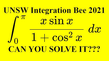 My 1st Video Splice: UNSW Integration Bee 2021 #9