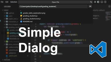 VS Code: Simple Dialog