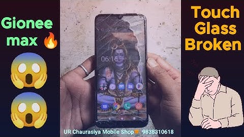 Gionee max Touch glass Broken 😭/ how to mobile touch glass replace. #gioneemax #mobilerepairing