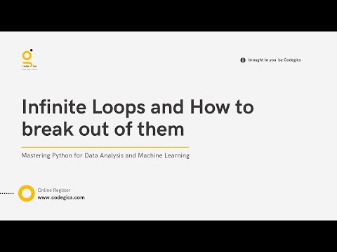 Module 3: Infinite Loops and How to break out of them