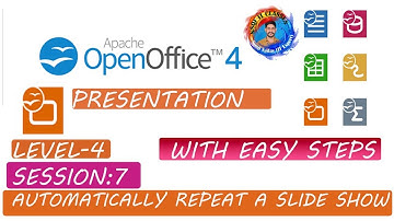level-4 Open Office Presentation S- 7 Automatically repeat a slide show