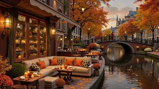 Autumn Cafe Jazz Vibes ~ Relaxing Instrumental Smooth Jazz for Study &amp; Work Focus