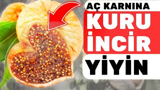 Sabah Aç Karnına 1 Tane Kuru İncir Vücudunuza Bunları Yapıyor