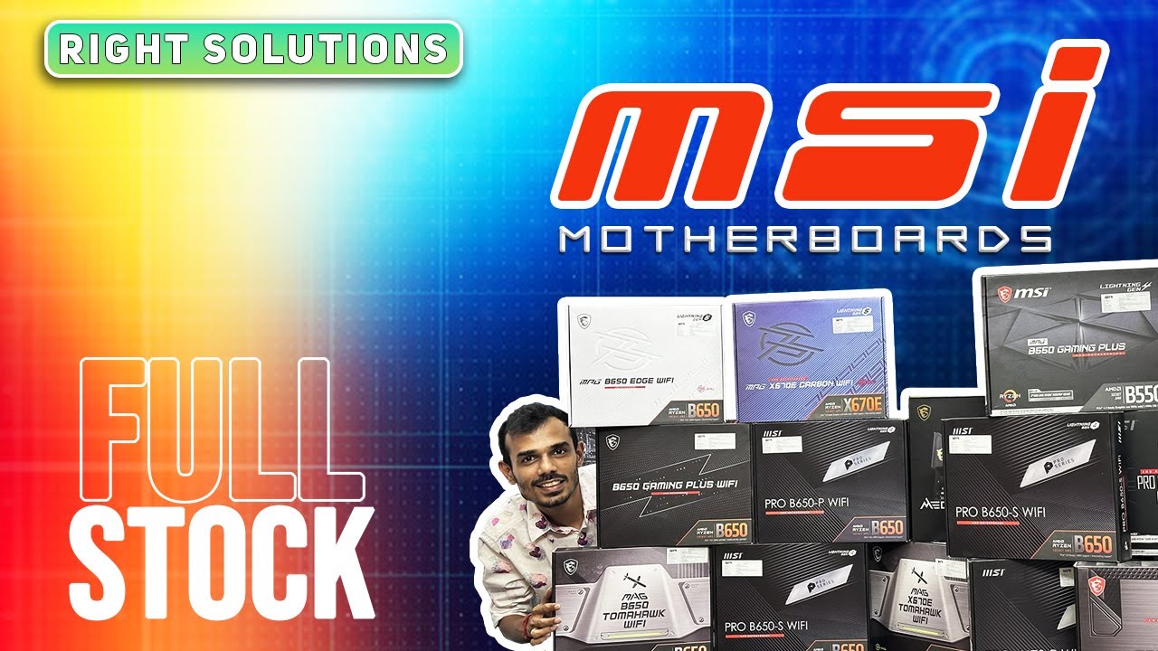 MSI AMD MOTHERBOARD RANGE IN MUMBAI RIGHT SOLUTIONS