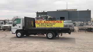 2007 Isuzu NPR Flatbed Stake Truck