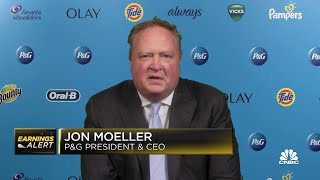 P&G CEO Jon Moeller reacts to earnings: Demand continues to be strong