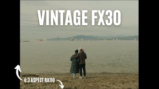 SONY FX30  Vintage Portrait  CINEMATIC COUPLE VIDEO  4:3 Aspect Ratio  WEDDING VIDEOGRAPHY